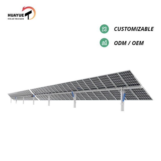 Résistance à la corrosion du traqueur solaire de la Chine 26Kw 40Pv Traqueur solaire à 2 axes