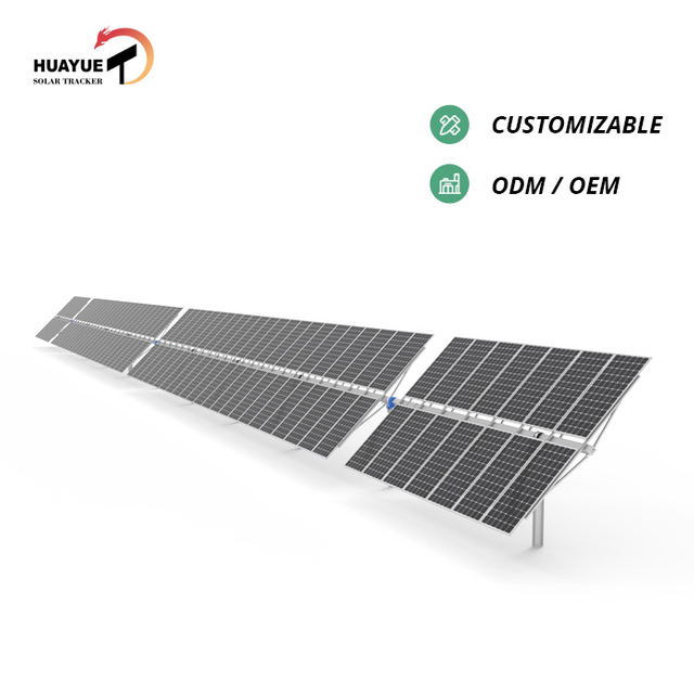 Fabricant professionnel 120Pv 66Kw 2P Tracker solaire à axe unique horizontal